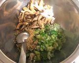 A picture of step 3 of Okra and Mushroom Salad.