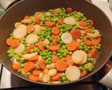 Marha oldalas sült zöldségekkel és rizzsel recept fázis 5 fotója