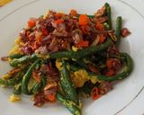 Foto langkah ke 3 dari resep Jukut bejek kacang panjang Bali.
