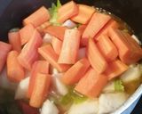 Une image de l'étape 3 de Soupe de légumes à l'œuf.