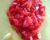 A picture of step 1 of Pizza sauce#festive contest nairobi#authors marathon.