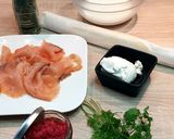 Une image de l'étape 1 de ※ Gaufres salées saumon fumé (pâte feuilletée !!) ※.