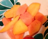 Foto del paso 1 de la receta: Desayuno con fruta y huevos, deli 👌😻❤️