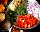 A picture of step 1 of Toor Dal Fry.