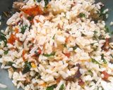 Foto langkah ke 3 dari resep Nasi Gurih Pindang Daun Kari.