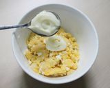 A picture of step 3 of Potato Salad and Cheese Sandwich.