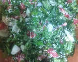 Foto del paso 7 de la receta: Queperí relleno gratinado en dos quesos y tabuleh