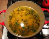 A picture of step 5 of Mike's Thai Shrimp Soup.