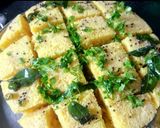 A picture of step 10 of Dhokla.