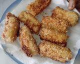A picture of step 9 of Cheesy and Crispy Banana Fritters.