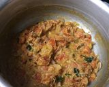 A picture of step 3 of Tomato coconut rice.