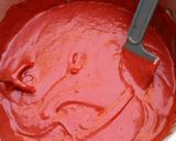 A picture of step 5 of Chocolate and red velvet checker board cake.