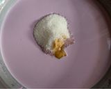 A picture of step 1 of Purple Sweet Potato Coconut Pudding Cups (Khanom Tuay Man Muang).