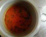 A picture of step 3 of Tomato rasam.
