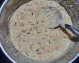 A picture of step 6 of Barley flour pudla.