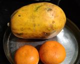 પપૈયા ઓરેન્જ સ્મુધી (Papaya Orange Smoothie Recipe In Gujarati) રેસીપી સ્ટેપ1ફોટો