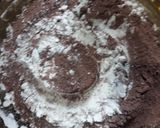 Foto langkah ke 1 dari resep Cookies coklat 4 bahan empuk.