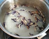 Foto langkah ke 3 dari resep Nasi Telang tanpa Rice Cooker.