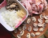 A picture of step 1 of Cream of Mushroom Soup.
