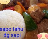 Foto langkah ke 2 dari resep Sapo Tahu Daging Sapi(Chinessefood).