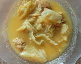 Foto langkah ke 4 dari resep Sayur Lodeh Kol dan Tahu Putih.