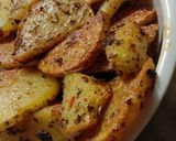 A picture of step 3 of Kasturi potato.