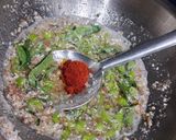 A picture of step 6 of Suran ki sukhi bhaji.
