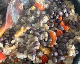 A picture of step 12 of Ground Beef Burrito with Black Beans.