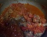 A picture of step 1 of Lala gosht.