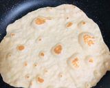 A picture of step 3 of Tortilla Bread or Shawarma Bread.
