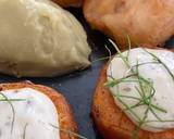 Cornish Monkfish Goujons with Sweet Potato Fondant and Pea Purée recipe step 3 photo