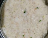 A picture of step 4 of Poha dhokla.