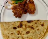 A picture of step 12 of Chicken Tandoori Masala with Paratha.
