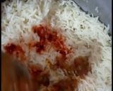 A picture of step 7 of Nawabi biryani.