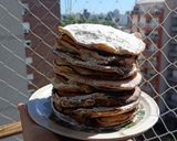 Foto del paso 9 de la receta: Pancakes / Hotcakes rellenos de mermelada, fáciles y esponjosos 🥞✨