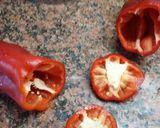 Foto del paso 6 de la receta: Pimientos o morrones rellenos con atún y salsa bechamel