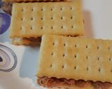 A picture of step 1 of Butter Crackers with Deviled Ham.