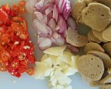 Foto langkah ke 1 dari resep Tumis Sawi Putih Pedas.