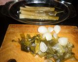 Foto del paso 6 de la receta: Peceto tiernisado en especias con crema de puerros y puerros esparragos