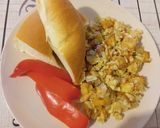 Tojásos -hagymás krumpli recept fázis 5 fotója