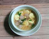 Foto langkah ke 4 dari resep Sup Tofu Jagung.