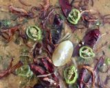 A picture of step 17 of Shola - The blend of Spinach and Lentils.