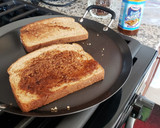 A picture of step 1 of Toast with egg 🥚 😋.