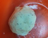 A picture of step 1 of One bite papri chana chat.