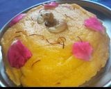 A picture of step 8 of Rava kesari kesari bath.