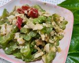 十分鐘上菜-鹹蛋炒苦瓜的食譜步驟7照片