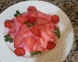 Une image de l'étape 3 de Flan aux fraise.
