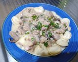 Foto del paso 5 de la receta: Capeletinis a la salsa parisienne