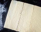 A picture of step 1 of Puff pastry mini chocolate croissant.