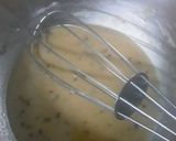 A picture of step 2 of Eggless pumpkin chocolate cake.